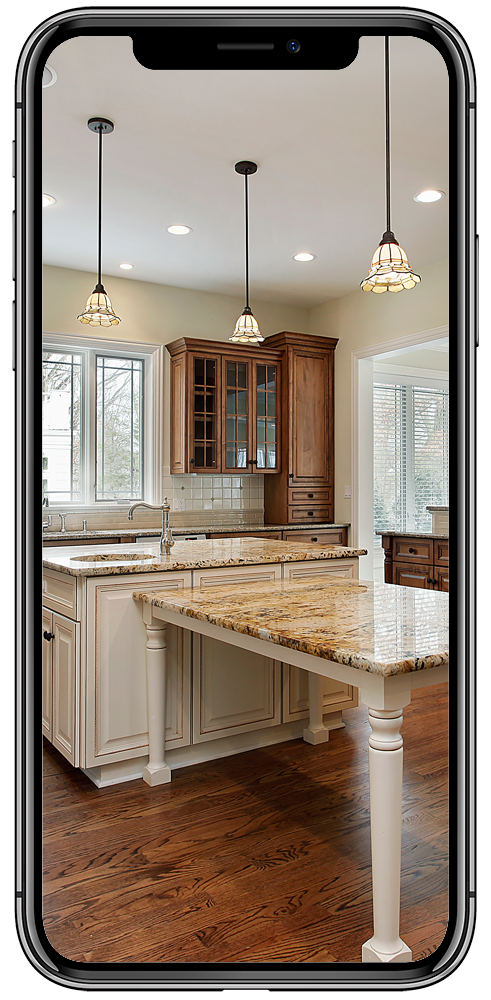 Smartphone showing an online home inspection report